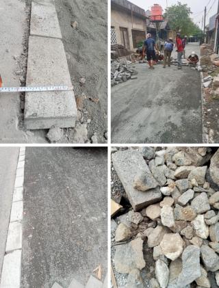 Pemeliharaan Jalan RW 06 Desa Sukamantri diduga Abaikan Aturan dan Berpotensi Mark Up